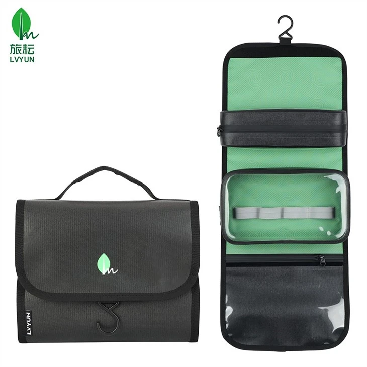 Black waterproof washing bag