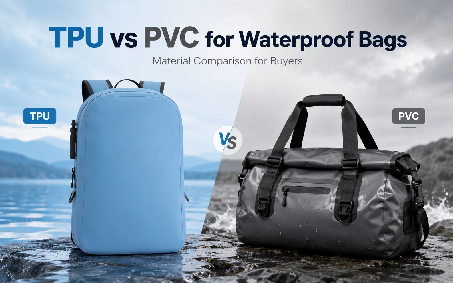 TPU vs PVC for Waterproof Bags: Material Comparison for Buyers TPU vs PVC for Waterproof Bags: Material Comparison for Buyers